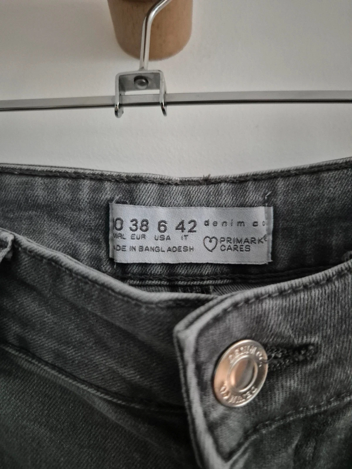 Jeans skinny gris primark 38 M – photo 4